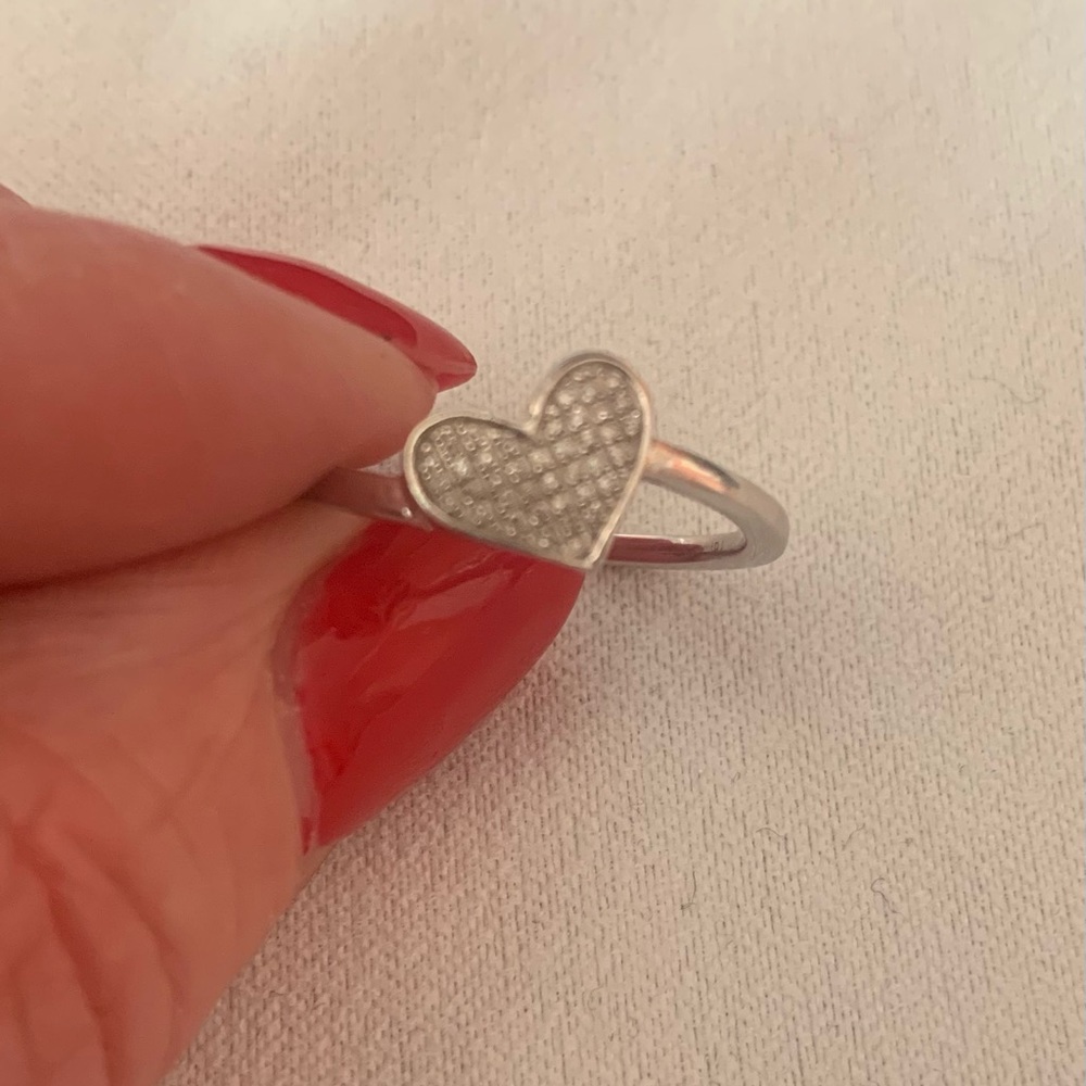 Beautiful 14k white gold ring - Picture 5 of 11